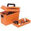 PLANO PLA-181250 Plano Molding Emergency Supply Box with Tray 17L x 10-3/8W x 13H, Orange