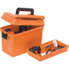 PLANO PLA-181250 Plano Molding Emergency Supply Box with Tray 17L x 10-3/8W x 13H, Orange