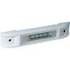 Lumitec LTEC-101521 Lighting , LED Engine Room Light, Ibiza, White Housing, White / Red Dimming