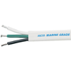 ANCOR ANC-131110 Ancor Marine Grade Electrical Duplex Tinned Boat Cable - 10 AWG, Triplex, Flat Cable, Black/Green/White, 100 Feet