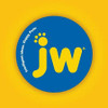 JW Pet JW43119 Company Hol-ee Football Size 6 Rubber Dog Toy, Medium, Colors Vary.