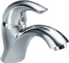 Delta 22C601 Faucet 22T Single Handle Single Hole Bathroom Faucet with Less Pop-Up, Chrome