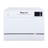 MagicChef MCSCD6W5 MagicChef Energy Star 6-Place Setting 6 Plate Countertop Dishwasher, White