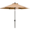 Hanover MONACOUMB P Tiltable Monaco Furniture Collection, 9-Feet Outdoor Umbrella, Porcelain