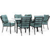 Hanover LAVDN7PC-BLU Lavallette 7 Piece Outdoor Dining Set 