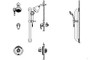 Delta T13H333  Universal Dual Shower Trim, Diverter, Hand Shower, and Grab Bar (Valve sold separately)