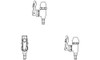 Delta W6629DW Commercial W66 Series Single Handle Water Deck Mount Pure Water Faucet 133104