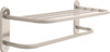 Delta 43624-SN Faucet 24-Inch Stainless Steel Towel Shelf with One Bar, Exposed Mounting, Satin Nickel
