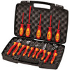 Knipex KNP9K989830US 10PC PLIERS/SCREWDRR TOOL SET-1,000V, HARD CASE.