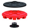 Dynabrade DYB92295 92295 4-Inch Diameter RED-TRED Eraser Disc Assembly, Red.