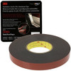 3M MMM6383 3-M Company 06383 7/8 in. x 20 yd. Black Automotive Acrylic Attachment Tape.