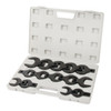 Titan TIT17299 14 Piece 1/2" Drive Jumbo MM Crowsfoot Wrench Set.