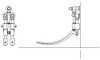 Delta 54T5300A Commercial 54T5 Wall Mount Double-Pedal Surgeon's Scrub-up 143122