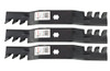 Rotary 11507 Set of 3, Made In USA Heavy Duty Replacement Blades For Cub Cadet 742-04053, 742-04053A, 942-04053, 942-04053A.