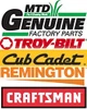 GARDEN WAY 710-06095 Garden Way Genuine Part SCREW-HEX HEAD FLANGE OEM part for Troy-Bilt Cub-Cadet Craftsman Bolens Remington Ryobi Yardman Yard-Machine White Huskee