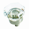 Amerock BP55266CG10  Traditional Classics Clear Glass Knob with Base, Satin Nickel, 1-Inch 026634175945 .