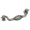 Amerock BP19323WN  Village Classics Collection 96mm Center Birdcage Cabinet Pull, Weathered Nickel BP19323WN .