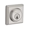 Baldwin SCTSD003  Reserve Single Cylinder Traditional Square Deadbolt in Lifetime Brass Finish.