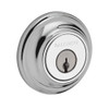 Baldwin SCTRD260 SC.TRD Traditional Round Keyed Entry Single Cylinder Deadbolt, Polished Chrome 884011489913 .