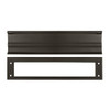 Deltana MS0030U10B  13 Inch x 3-1/16 Inch Heavy Duty Mail Slot Oil Rubbed Bronze