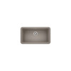 Blanco 401988  Ikon Granite 0-Hole Undermount Apron Front/Farmhouse Single Bowl Kitchen Sink, 22" x 18" x 9.25", Truffle/Brown