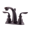 Pfister GT48-CB0Y Avalon Centerset Bathroom Faucet with Single Lever Handle Finish: Tuscan Bronze, Optional Accessory: Without Pop Up Drain.