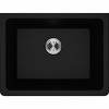 Elkay ELGU251912PDBK0 Quartz Classic 25" x 18-1/2" x 11-13/16" Undermount Laundry Sink with Perfect Drain Black 121732