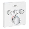 Grohe 29165LS0  Grohtherm Smart Triple Function Thermostatic Trim With Control Module, Moon White