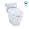 Toto MW6423056CEFG#01 Washlet+ Nexus One-Piece Elongated 1.28 Gpf Toilet With S550E Bidet Seat, Cotton White MW6423056CEFG01