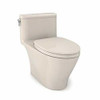 Toto MS642124CEFG#12 Nexus One-Piece Elongated 1.28 Gpf Universal Height Toilet With Cefiontect And Ss124 Softclose Seat, Washlet+ Ready, Sedona Beige MS642124CEFG12