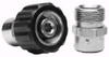 Rotary 9447 # 3/8" Male Inlet Twist-Fast Coupler-Fixed, General Pump D10030