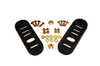 ARNOLD 490-241-0010 Universal Deluxe Poly Slide Shoes for Most Two-Stage Snow Throwers