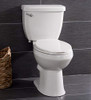 MISENO MNO1503C  Two-Piece Toilet with Chair Height Elongated Bowl - Includes Seat and Wax Ring