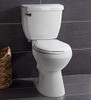 MISENO MNO1500C  High Efficiency 1.28 GPF Two-Piece Round Chair Height Toilet with Seat and Wax Ring Included 