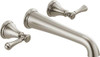 Delta DT5797SSWL Cassidy Wall Mounted Tub Filler Stainless T5797SSWL.