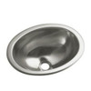 Sterling Plumbing S118110 STERLING Oval Single Basin Self-Rimming/Undermount Entertainment Sink/Lavatory