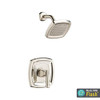 American Standard ATU018507295 Edgemere Water Saving Pb Shower Only Trim W/ Pb Cartridge Brushed Nickel TU018507295.