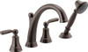 Delta DT4732RB  Woodhurst Roman Tub with Handshower Trim, Venetian Bronze (Valve sold separately)