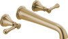 Delta DT5797CZWL Cassidy Wall Mounted Tub Filler Champagne Bronze T5797CZWL.