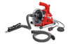RIDGE R55808 Ridge PowerClear Drain Cleaning Machine 120V Drain Cleaner Cleans Tub, Shower or Sink Blockages from 3/4" to 11/2" diameter, Red