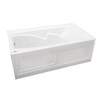 Jacuzzi JCTS6036BRXXXXW Jacuzzi R105959WH Cetra 536 Acrylic 60-Inch by 36-Inch by 21-1/4-Inch Soaking Bath, White Finish
