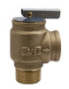 CONBRACO 36215 Apollo Valve 10-400 Series Bronze Safety Relief Valve, ASME Hot Water, 30 psi Set Pressure, 3/4" NPT Male x Female