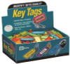 LUCKY LINE U008551 Key Tag with Ball Chain, Box of 100, Assorted Colors ()