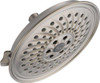 Delta 52687-SS Faucet Universal Showering Components 3 Setting H2O kinetic Traditional Raincan Showerhead, Stainless
