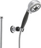 Delta 55445 Universal Showering Components H2Okinetic 5-Setting Adjustable Wall Mount Hand Shower 135467