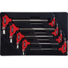 Sunex SUN9858M 8 pc. T Handle, Hex, Metric Hex Key Set.