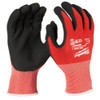 MILWAUKEE MLW48-22-8902 Cut Level 1 Nitrile Dipped SMARTSWIPE Gloves - LG.