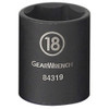 GearWrench KDT84311N 3/8" Drive 6 Point Standard Impact Metric Socket 10mm, Black.