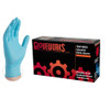 Ammex AMXINPF46100 AMMEX Nitrile Disposable Gloves - Blue Powder-Free Latex-Free Textured Industrial 5 mil Thick Large (Box of 100)