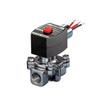 ASCO EF8215G020 120/60 110/50 -120/60,110/50 Aluminum Body Direct Acting/Piloted Solenoid Valve,1/2" Pipe Size,3/4" Orifice, 4.4 Cv Flow, 120V/60 Hz, 110V/50 Hz